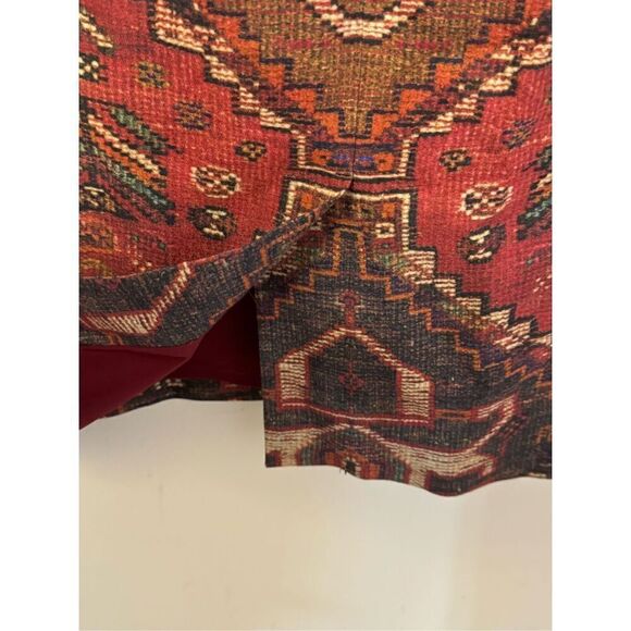 Tory Burch KERA Pencil Wool /Silk Marrakech Tapestry Skirt 4 - Picture 3 of 6